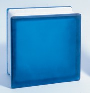 Стеклоблок Star Glass цветной матовый двухсторонний Синий