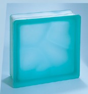 Стеклоблок Star Glass цветной матовый двухсторонний Голубой