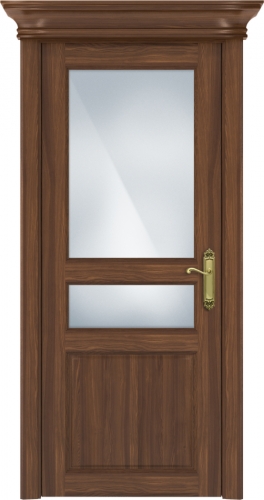 Межкомнатная дверь модель 533 стекло сатинато белое матовое (анегри)